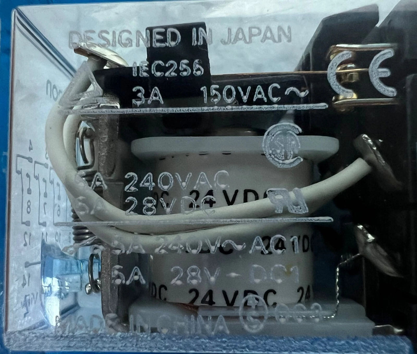 Lot of 7X Omron My4j Relay 24Vdc #