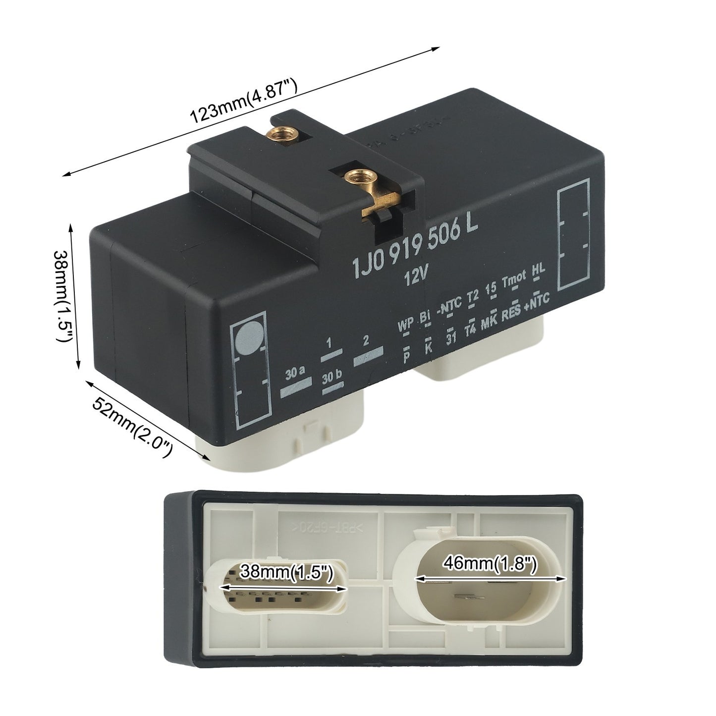 Professional Automotive Solution Cooling Fan Control Relay for Car Models