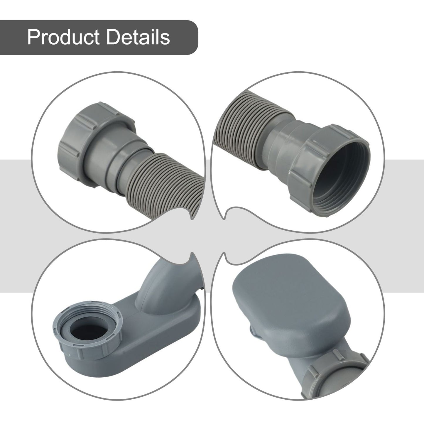 Simplified Installation of Low Profile P Trap for Showers and For Baths