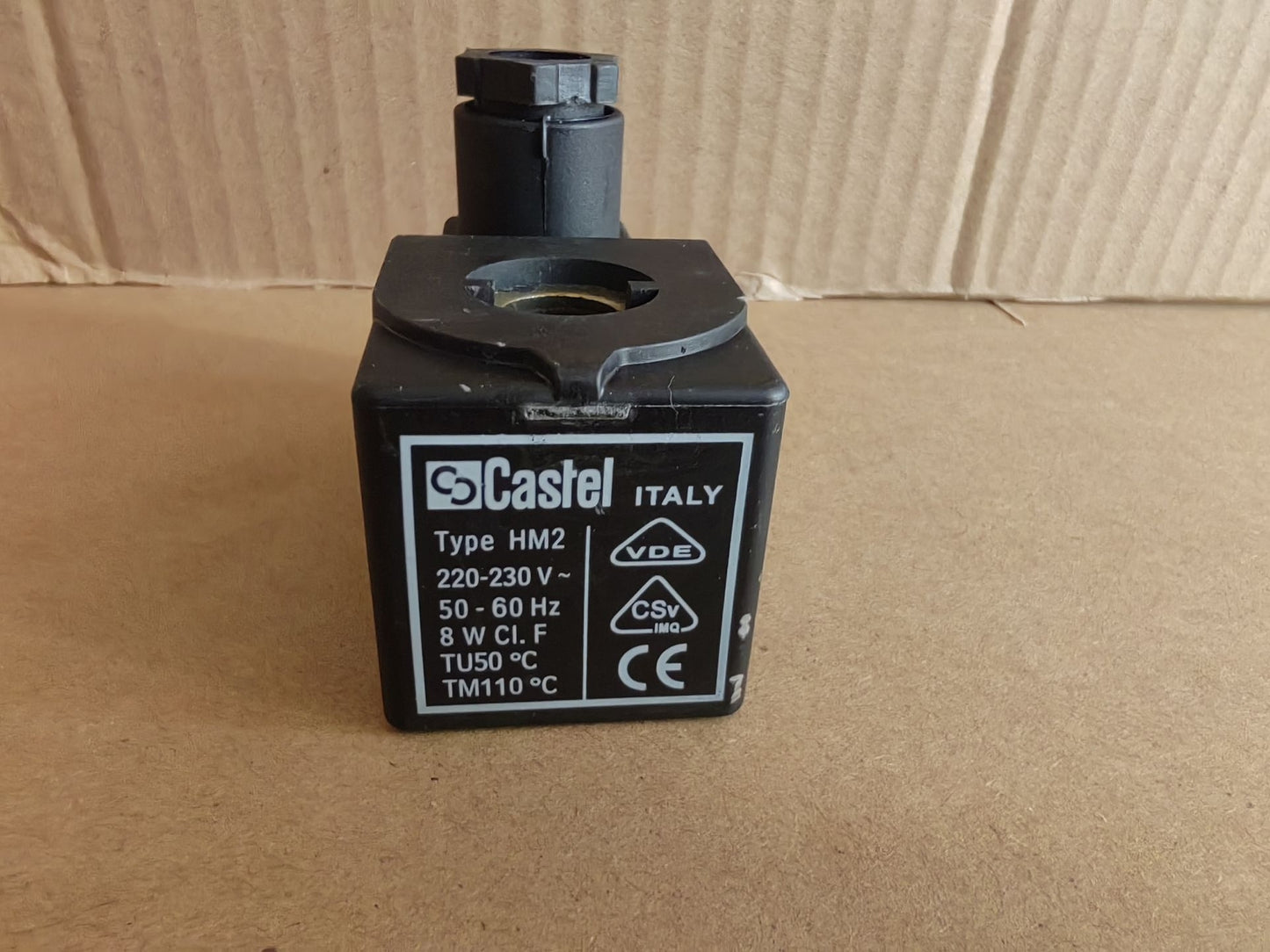 Castel Type HM2 Solenoid Valve Coil 220V 50-60HZ 8W KD