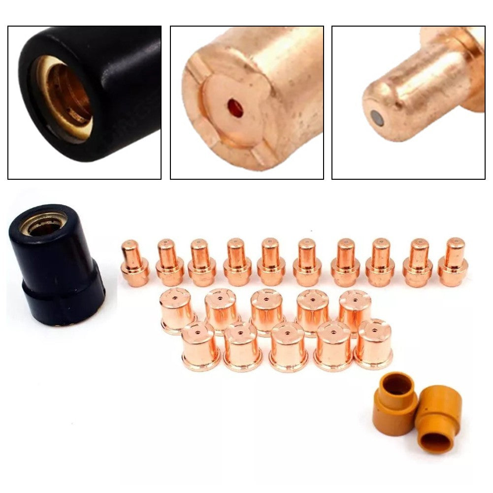 Essential 23pc Plasma Tipnozzle Kit for Eastwood VersaCut 40A Cutter CB50Torch