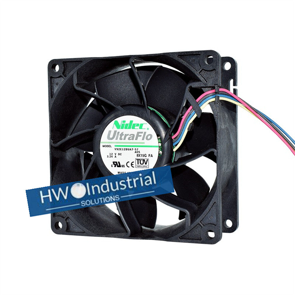 1/piece V92E12BUA7-57 4-wire NIDEC 12V 3.24A 9cm High Air Flow Cooling Fan