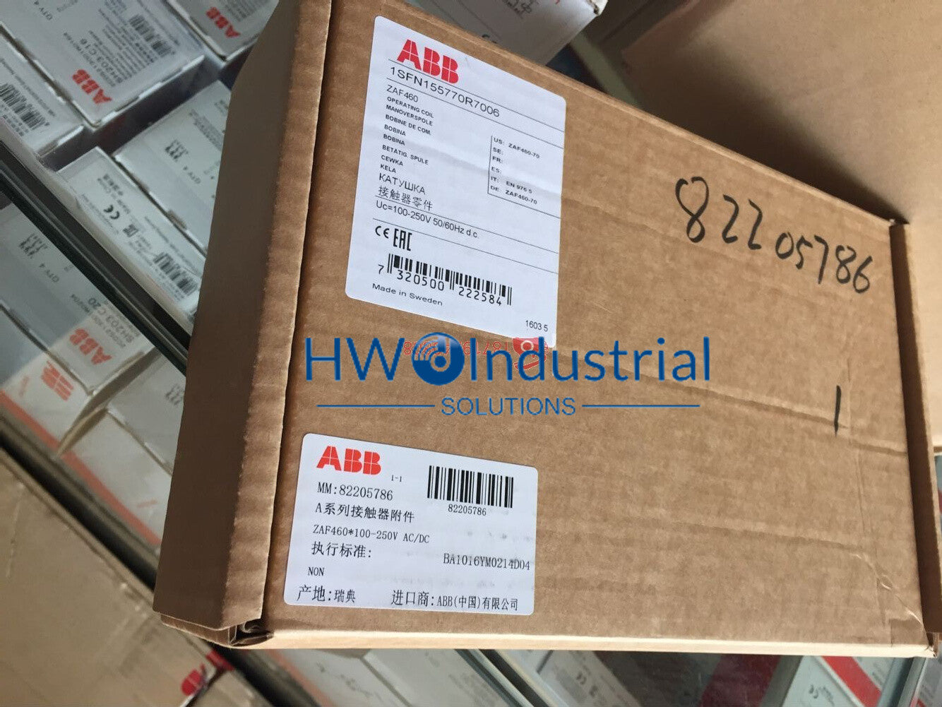 1PC  ZAF750 1SFN156170R7006 Contactor Coil + Circuit Board Expedited