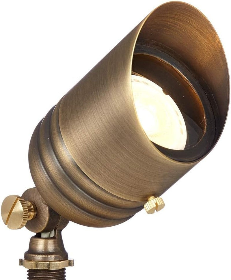 Outdoor LED Spotlight, 12V Bronze, 5W 2700K - 400 Lumen, Landscape Lighting