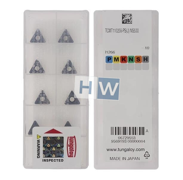 Box/10PCS Tungaloy CNC Blade TCMT110204-PS NS530