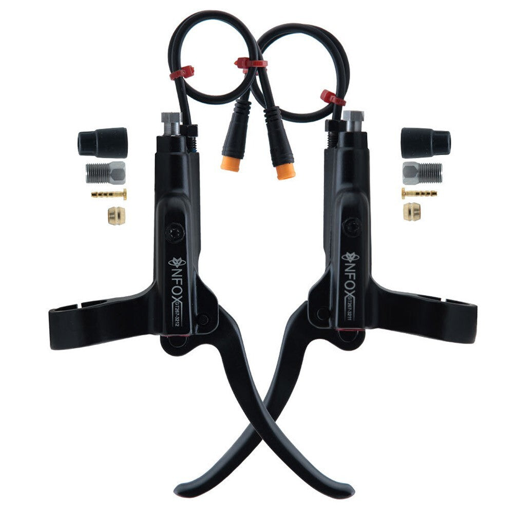 1X Electric Bike Brake Handle 3 Pin For E-Bike Hall Motor Hydraulic Brake