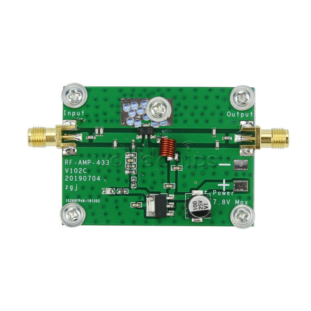 433MHz 8W Digital Power Amplifier Board RF HF High Frequency Amplifier Control