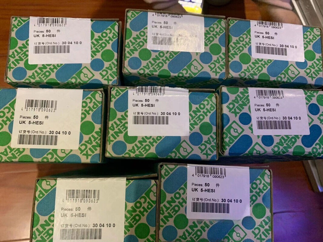 50pcs  Phoenix Contact UK 5-HESI 3004100 Fuse terminal blocks
