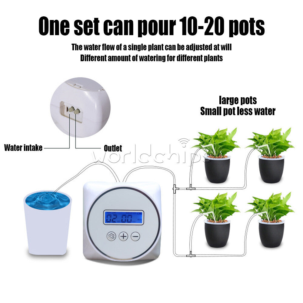 800ml/m Garden Plant Lazy Self Watering Timing Irrigation Potted Watering Device