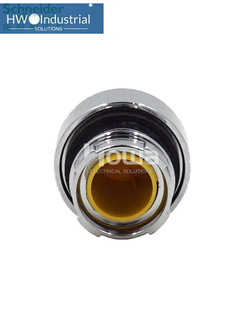 2PC Yellow Metal Self Reset Button Head ZB2BA5C ZB2-BA5C 22mm Aperture