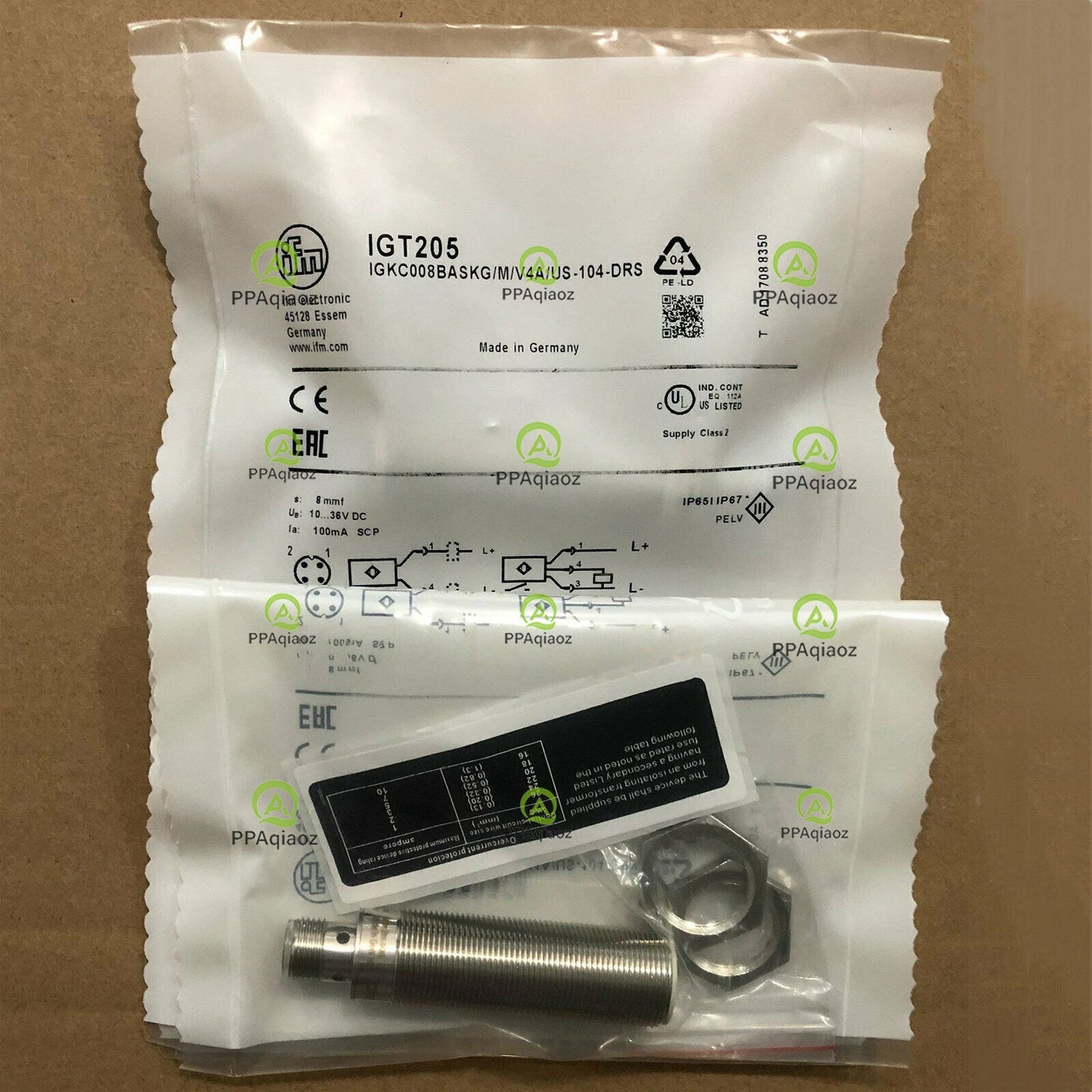 1PC  IFM IGT205 Inductive Sensor Free Shipping