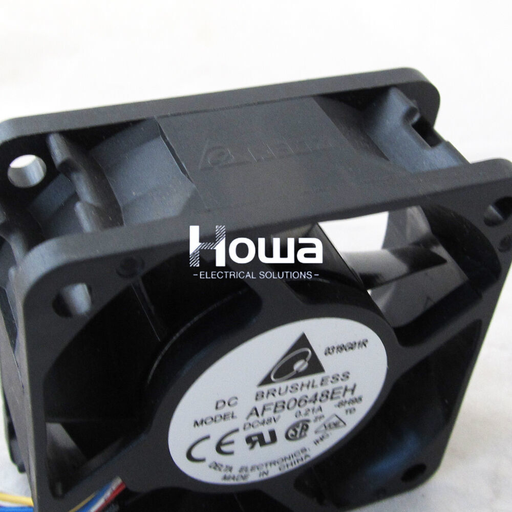 1pc Delta DC Cooling Fan AFB0648EH 6H95 60x60x25mm 6025 48V 0.21A 4pin Connector
