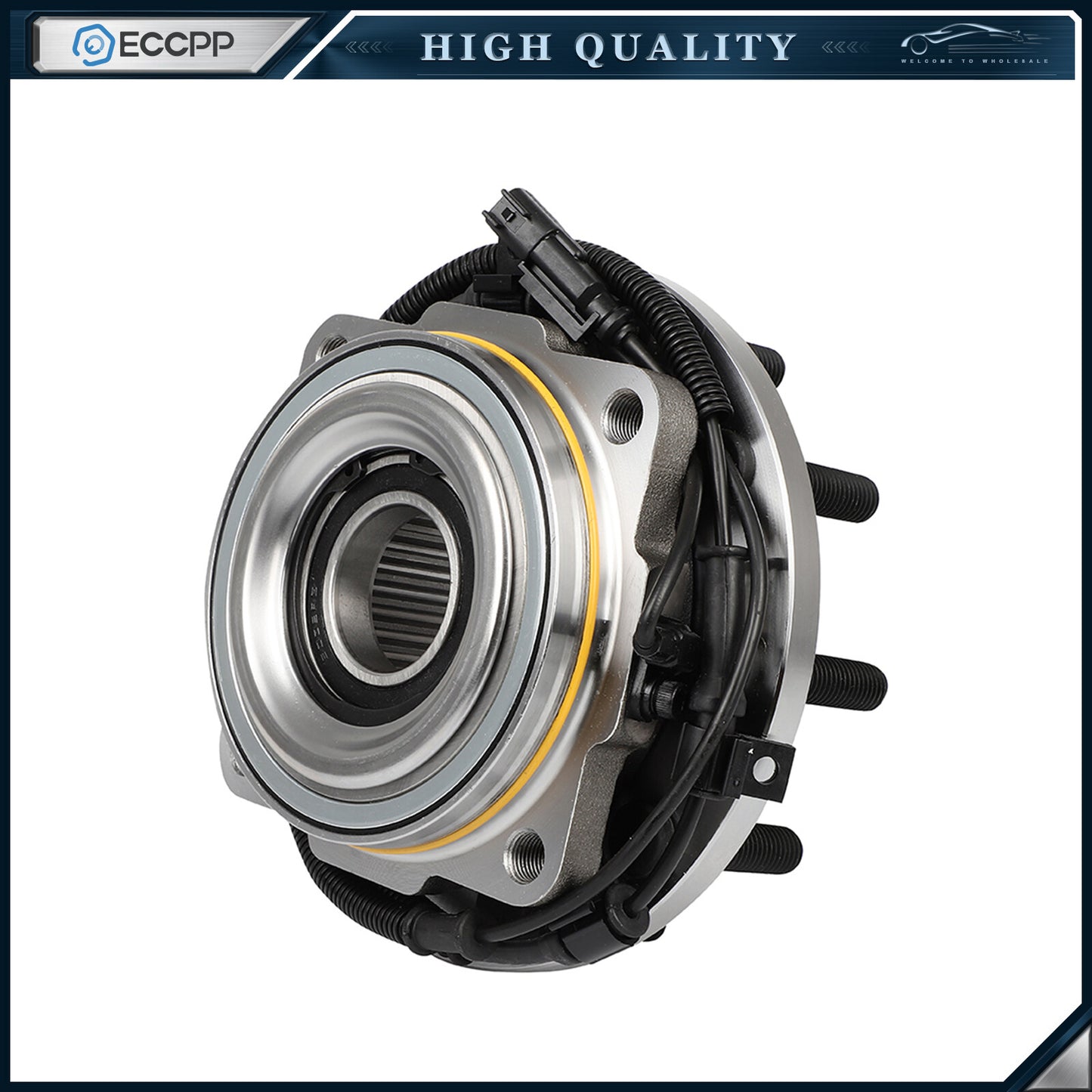 1Pc Wheel Hub Bearing Front 4WD For Ford F-450 F-550 Super Duty Cab & Chassis