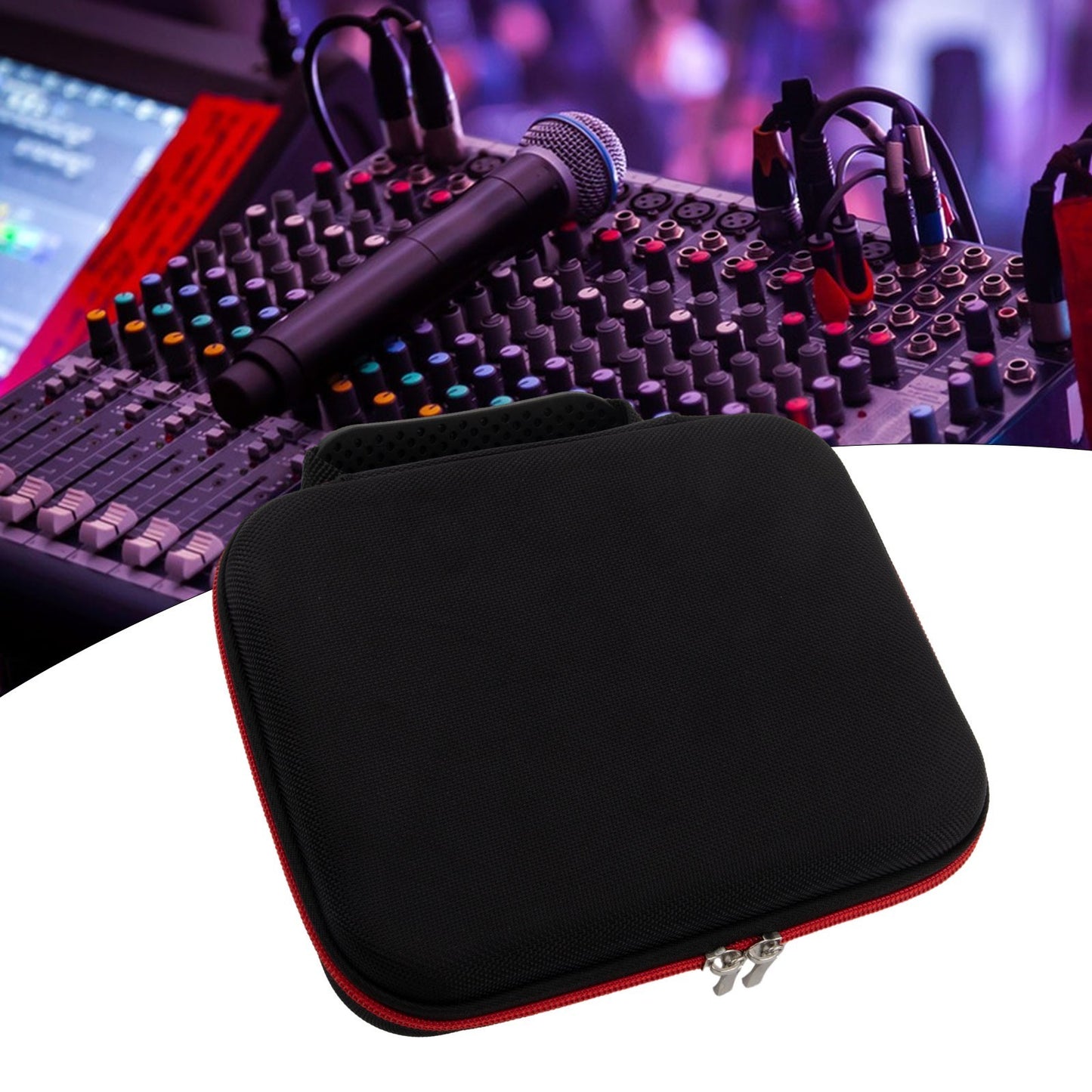 Stylish Hard Bag for Securely Storing Lavalier Lapel Microphone and Accessories