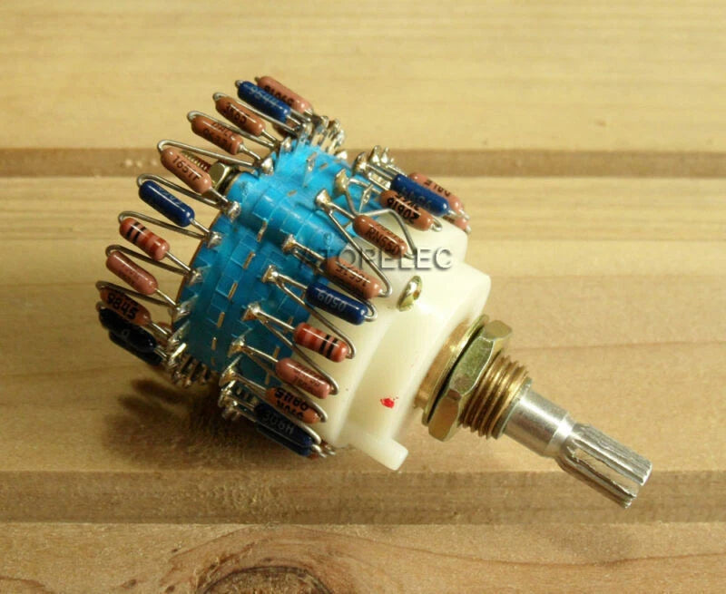 23-Step DIY 50KAX2 DALE  Attenuator Dual-50K Stereo HiFi Volume Potentiometer