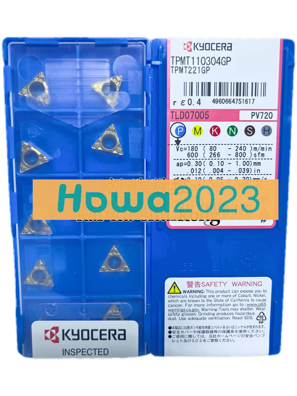 10Pcs/box Kyocera TPMT110304-GP PV720 TPMT221GP Carbide Inserts Turning Blade