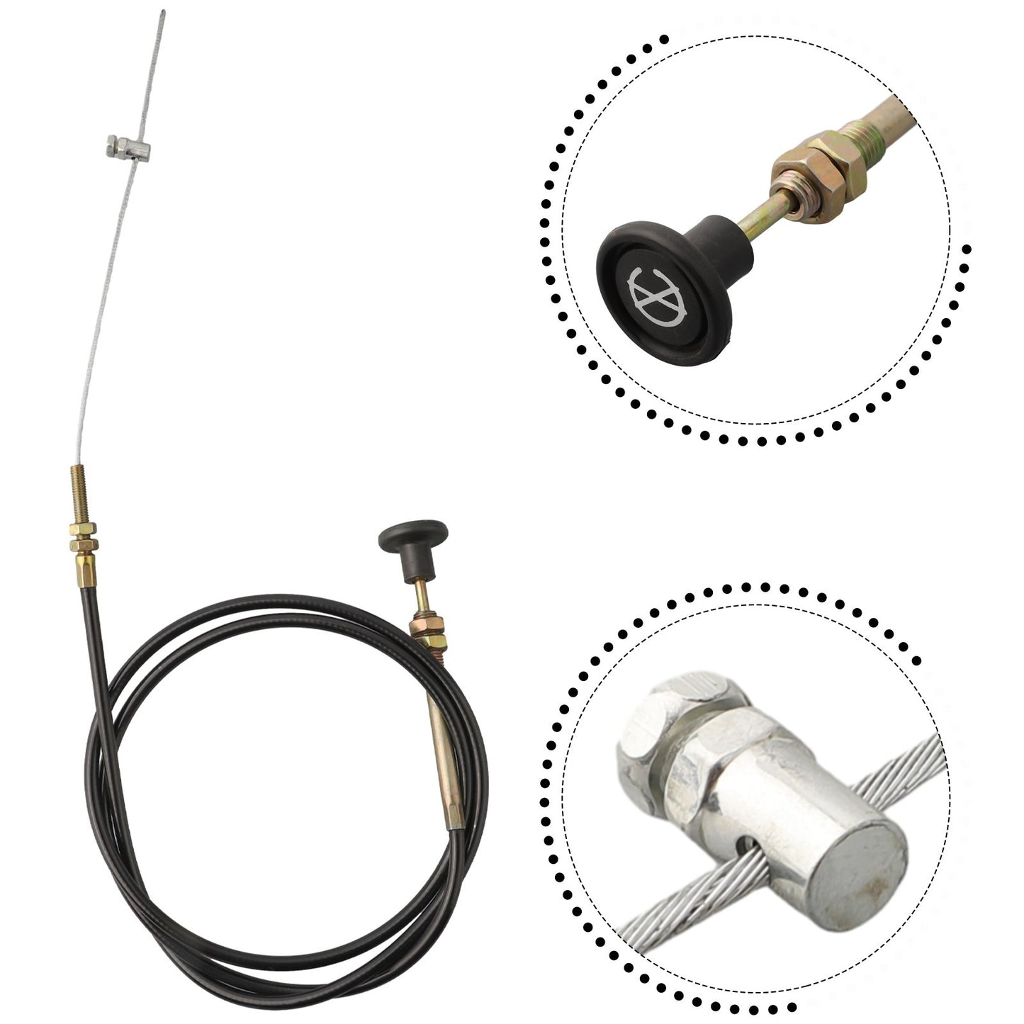 1PCS Carburetor Choke Cable Bike Push-pull Choke Throttle Cable For Motocross