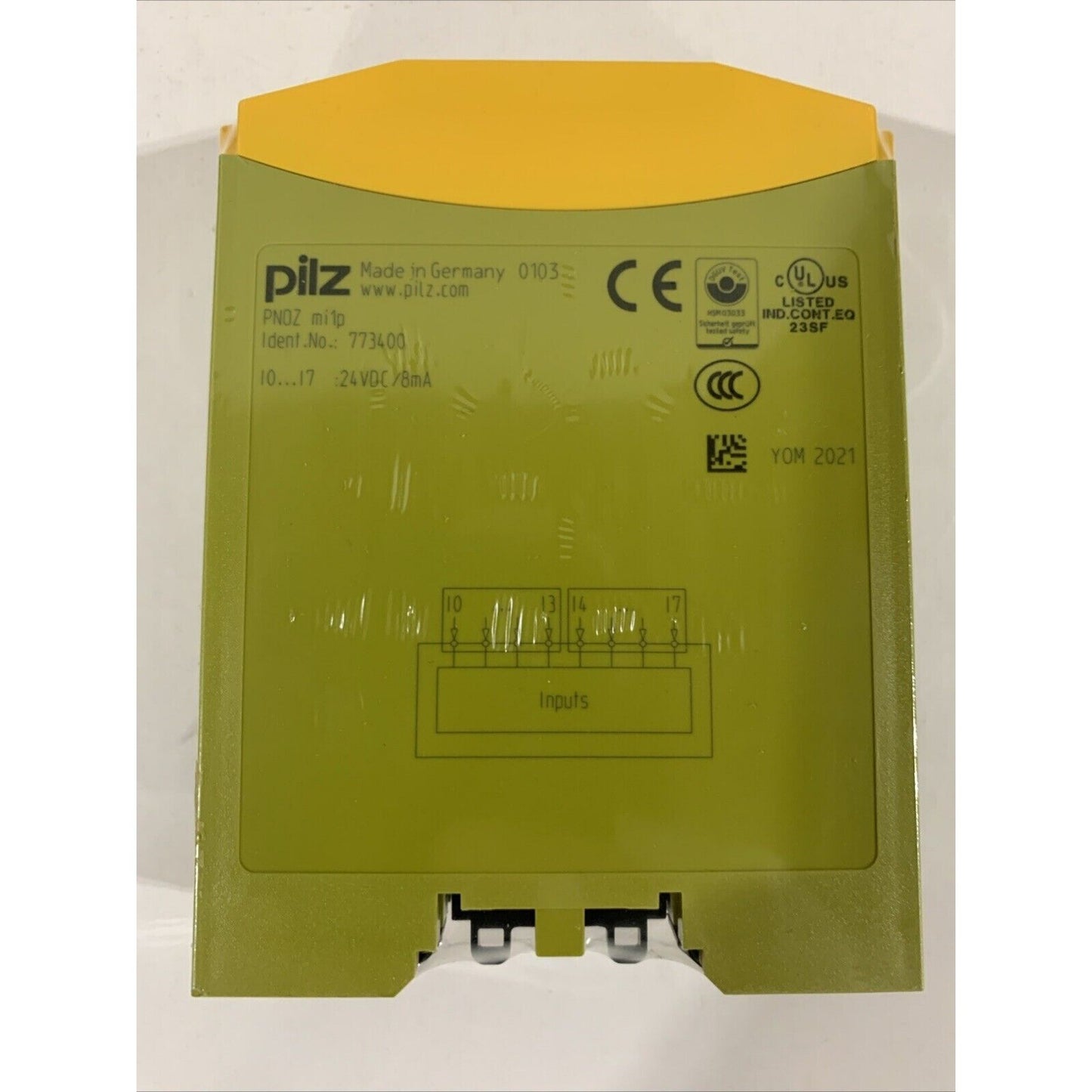 Factory Sealed PILZ PNOZ Mi1p Safety Input Module 773400 Free Shipping