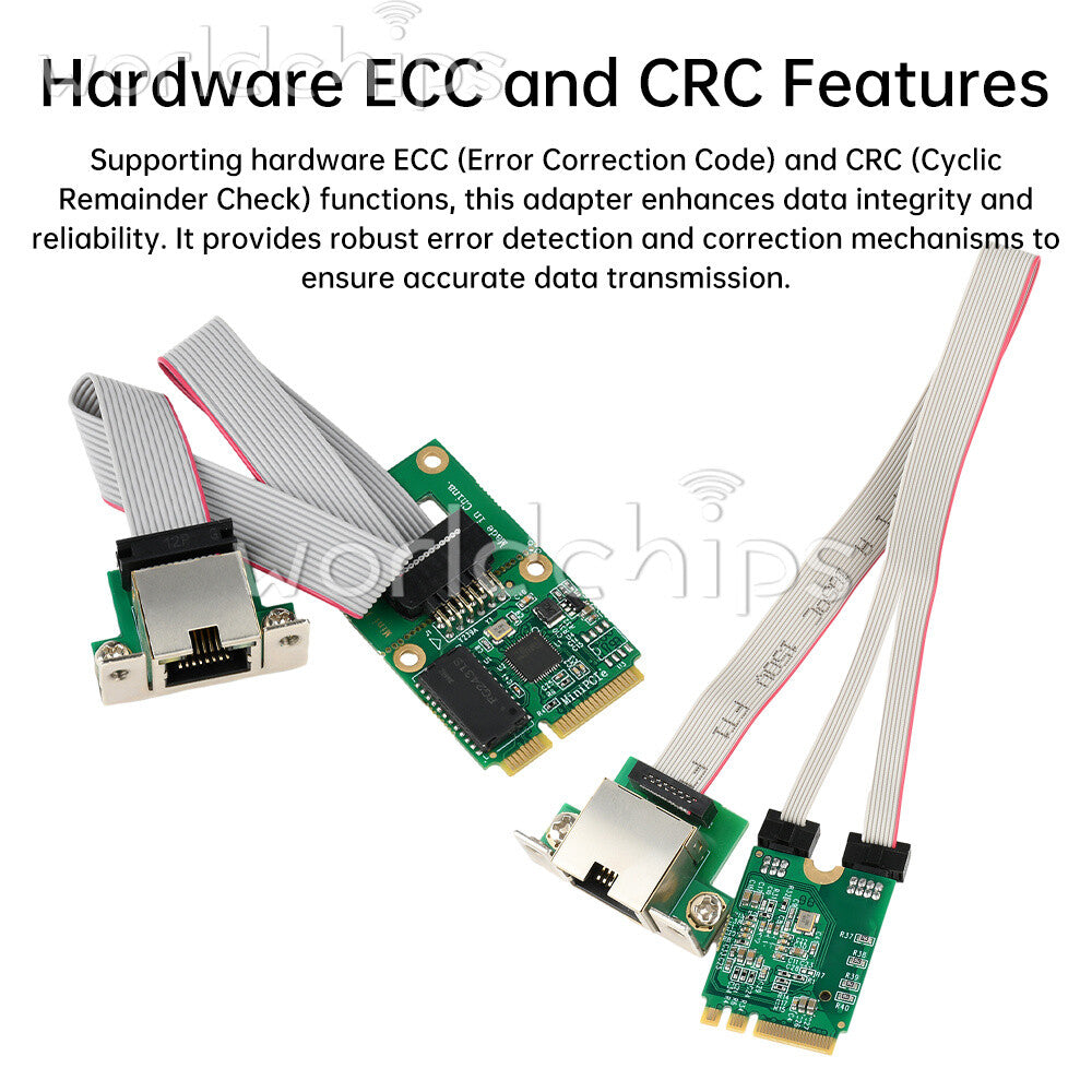 M.2 Key A+E/PCI-E 2.5G Gigabit Ethernet Network Lan Card 1000Mbps RTL8125BG Chip