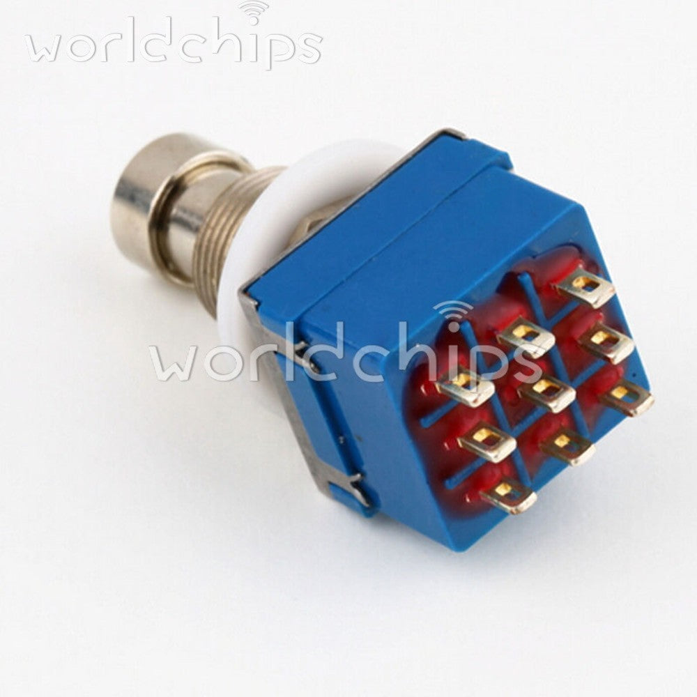10~100 3PDT 9Pin Guitar Effect Pedal Box Stomp Foot Metal True Bypass Switch Lot