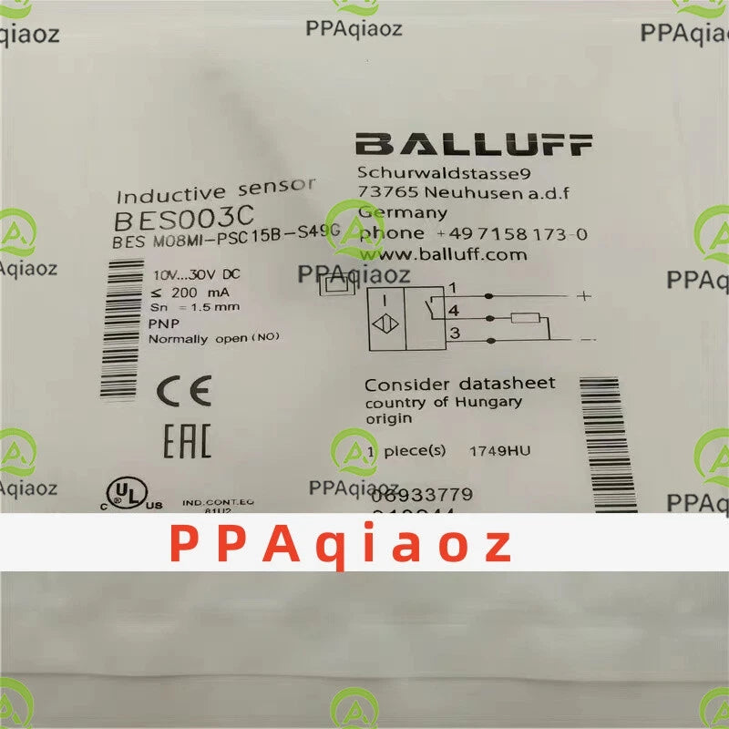 1Pcs  BALLUFF BES M08MI-PSC15B-S49G（BES003C) sensor Fast delivery