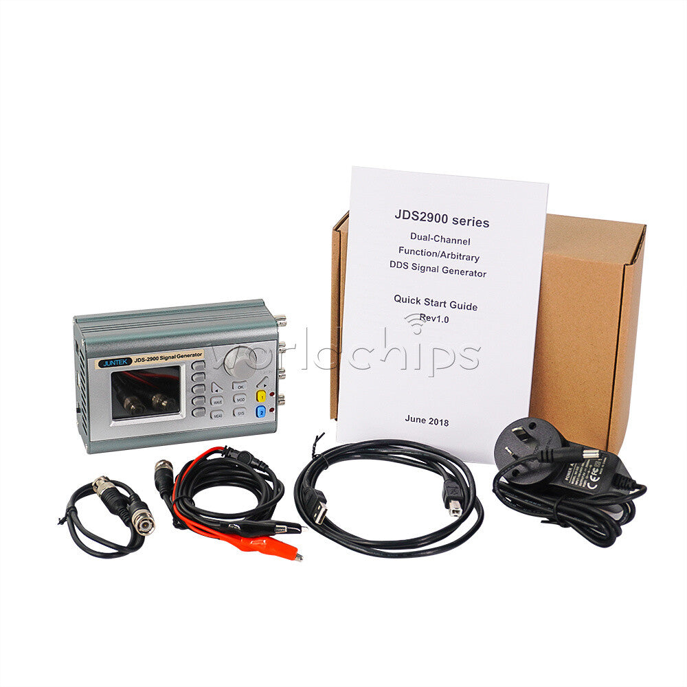 JDS2900~15M 2Channel DDS Function Signal Generator Pulse Signal Frequency Meter