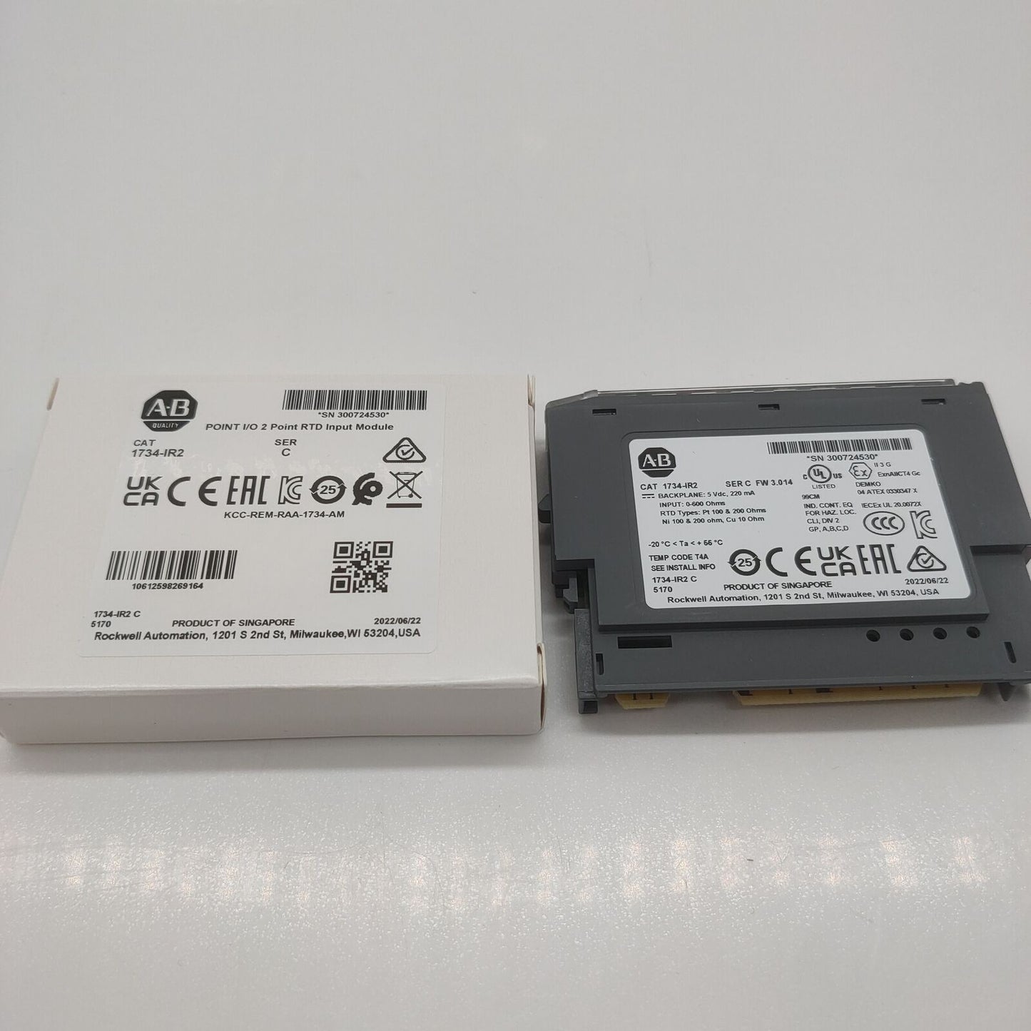 1* For Allen-Bradley 1734-IR2 SER C Factory Sealed Thermocouple RTD Input Module