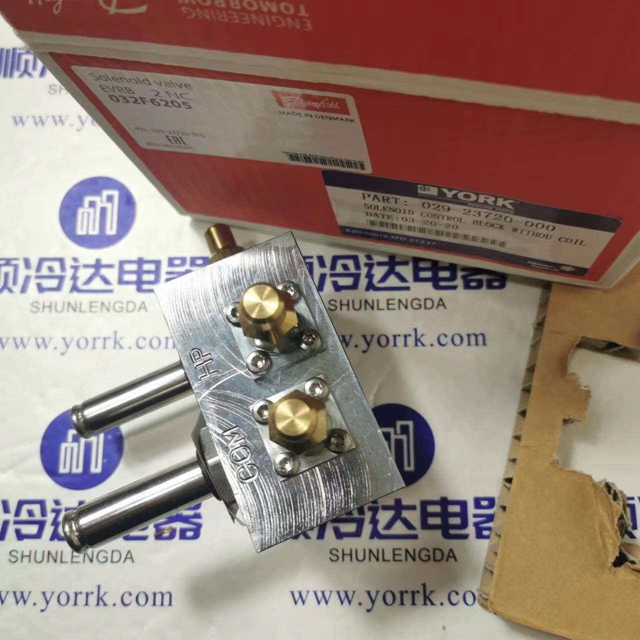 Central Air Conditioning Unit 029-23720-000 YR Upward Unloading Solenoid Valve