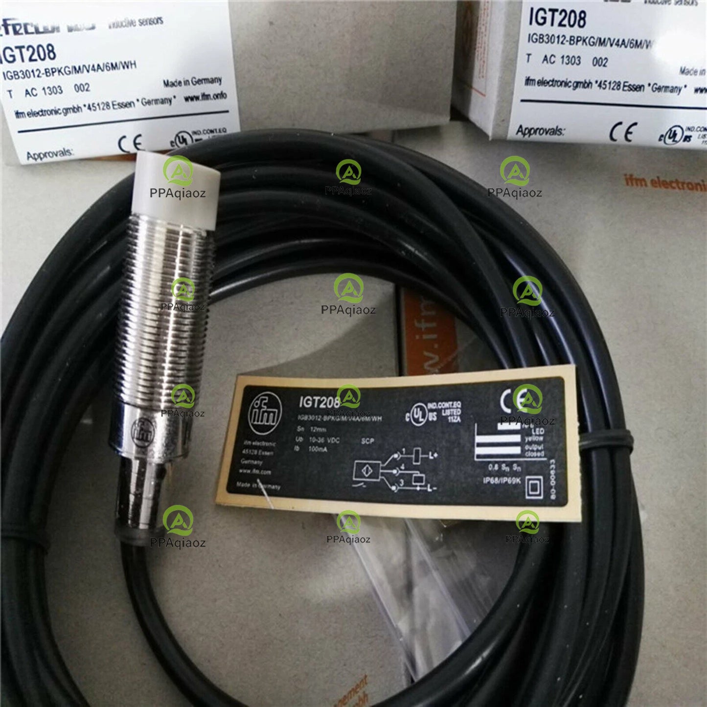 1PC  IFM IGT208 Proximity Switch Sensor Free Shipping