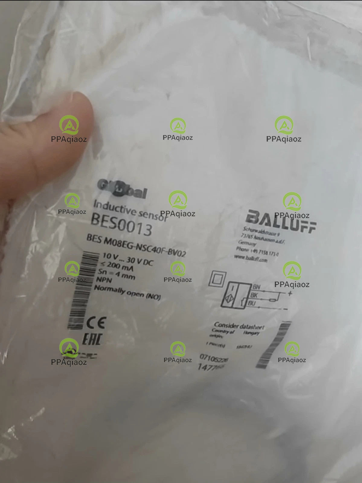 1Pcs  BALLUFF BES M08EG-NSC40F-BV02（BES0013) sensor Fast delivery
