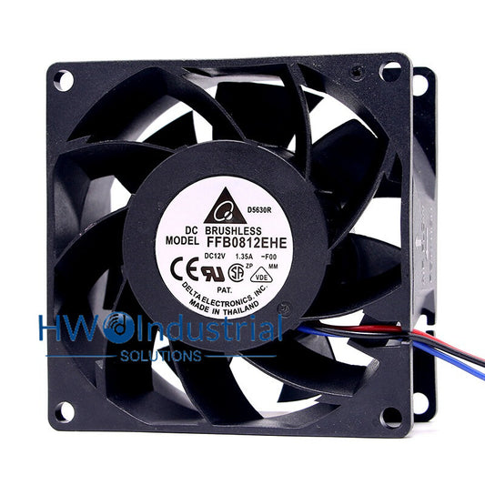 1PC Delta 12V 1.35A 8CM FFB0812EHE Inverter Cooling Fan Size 80*80*38 mm