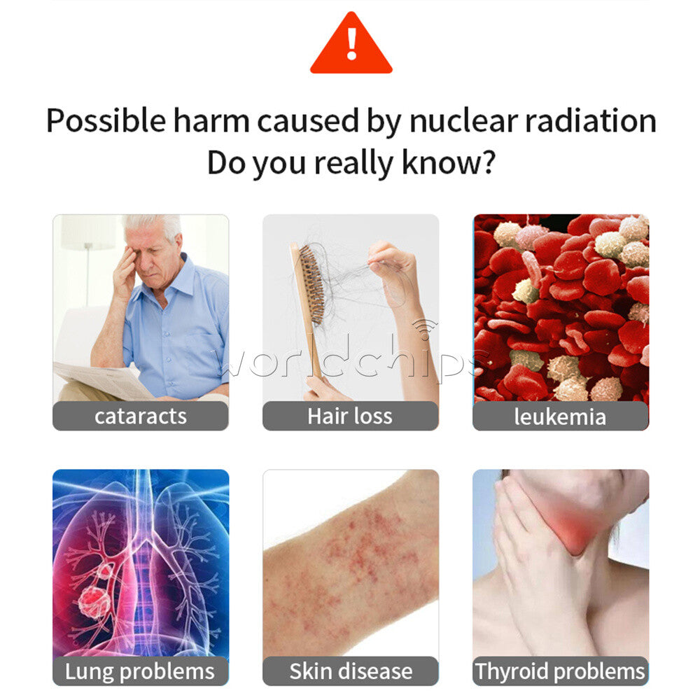Digital Electromagnetic Radiation Detector Tester Geiger Counter For X/γ/β-ray