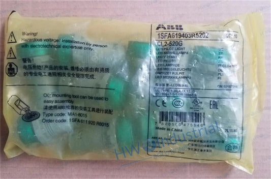 10/Pieces CL2-520G 220VDC Green ABB LED Indicator Button Light