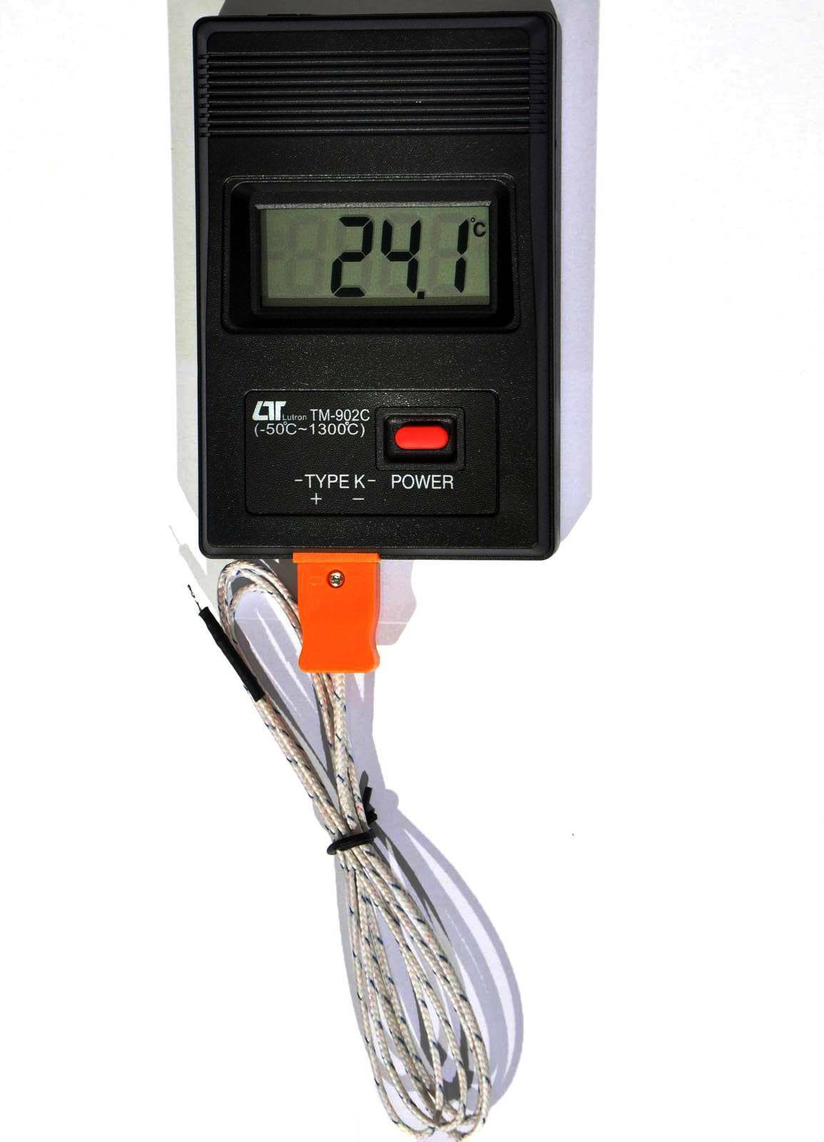 High Temperature K Type Digital LCD Concrete Thermometer TM-902C Range -50~1300℃
