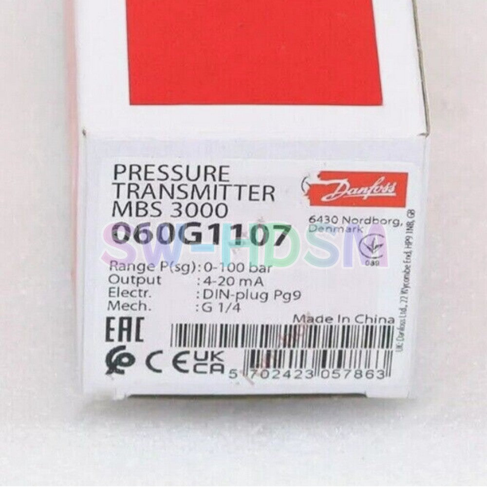 1PCS  for Danfoss MBS 3000 060G1107 Pressure Transmitter Freight Free