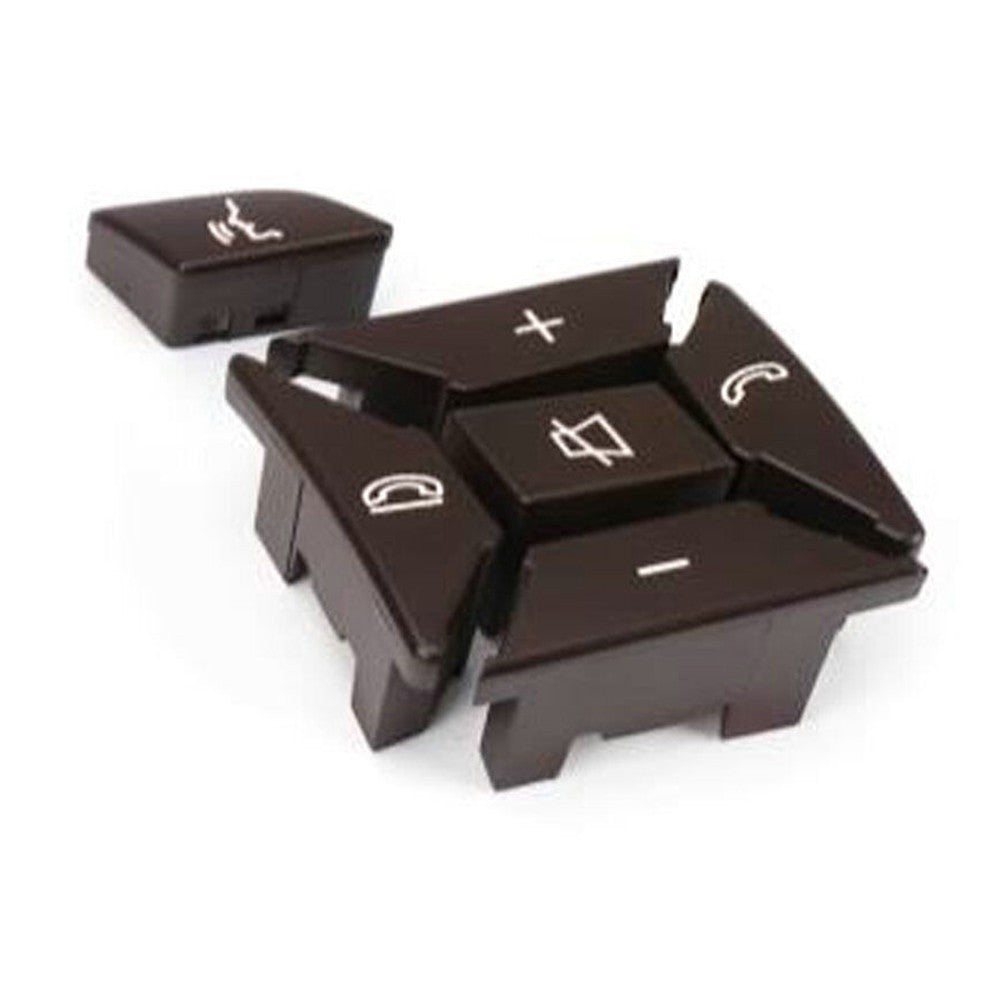 Brown Steering Wheel Switch Buttons For Mercedes W204 W212 C200 E260 E320 GLK260