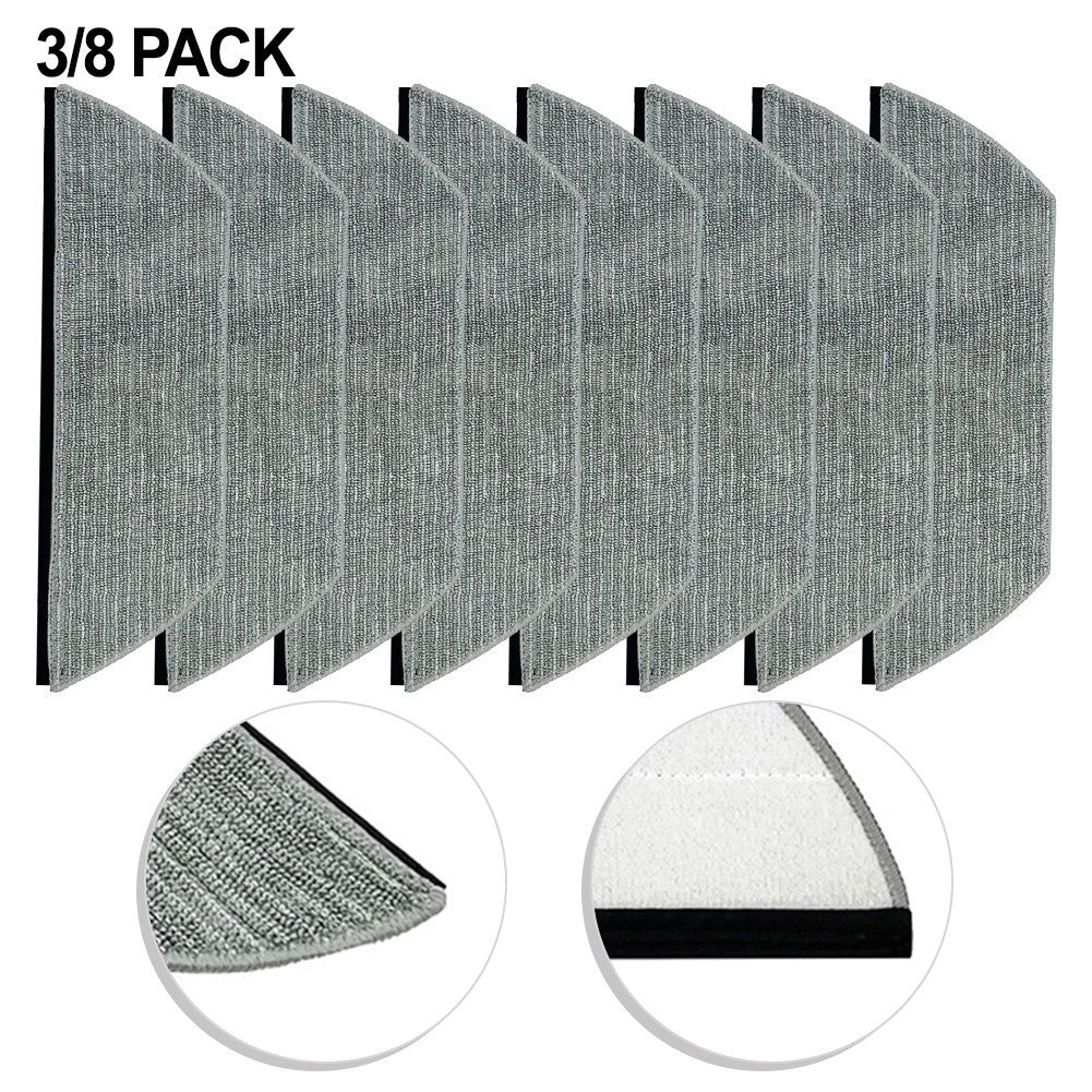 Microfiber Mop Pad Set for Shark Robot Vacuum Cleaners Efficient Cleaning