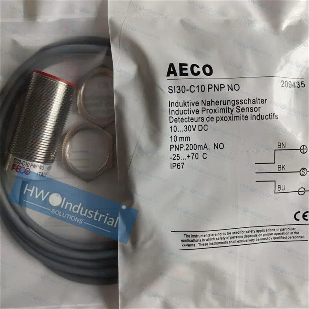 1/piece  SI30-C10 PNP NO Sensor for AE-CO Inductive Proximity Switch