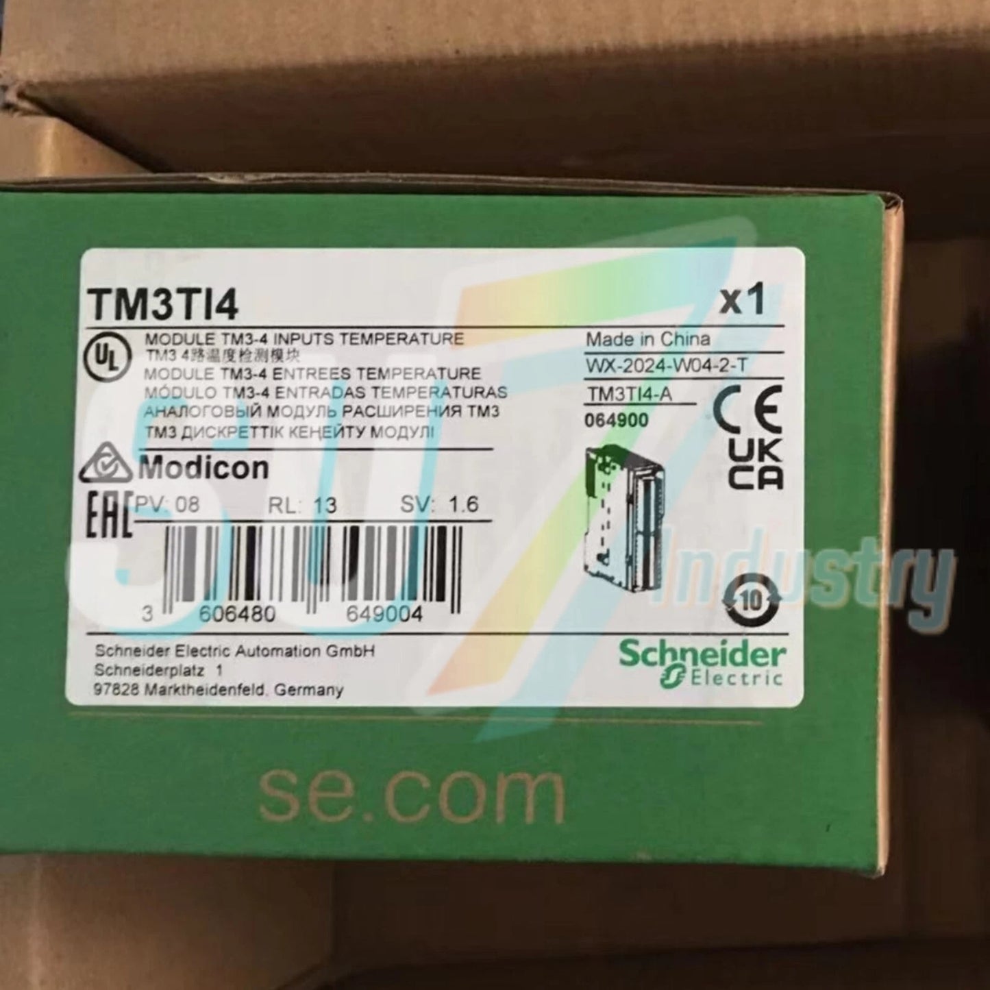 Schneider TM3TI4 Controller# 1pcs    In Box