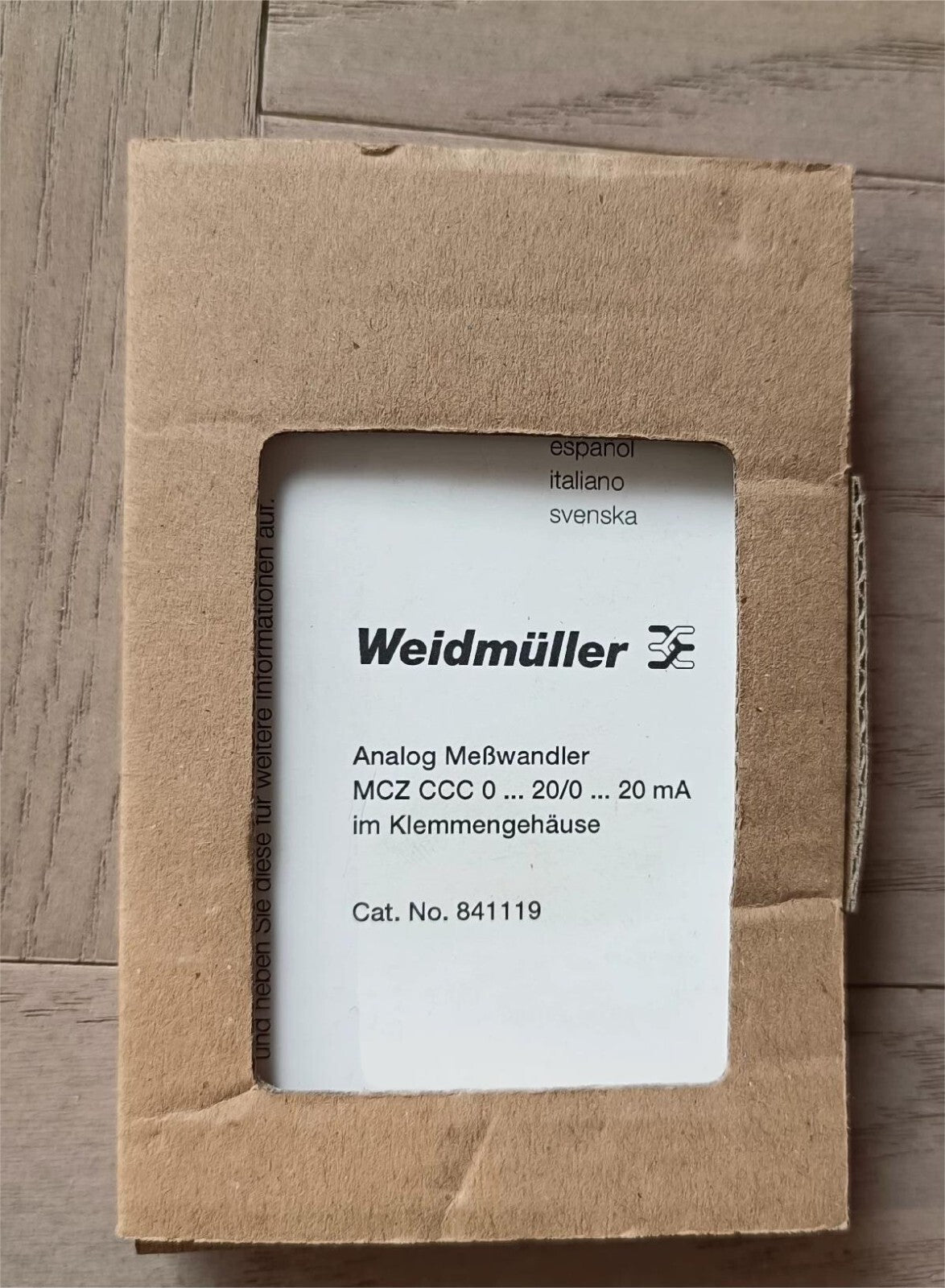 1PCS WEIDMULLER 841119 8411190000 MCZ CCC 0...20/0..20mA