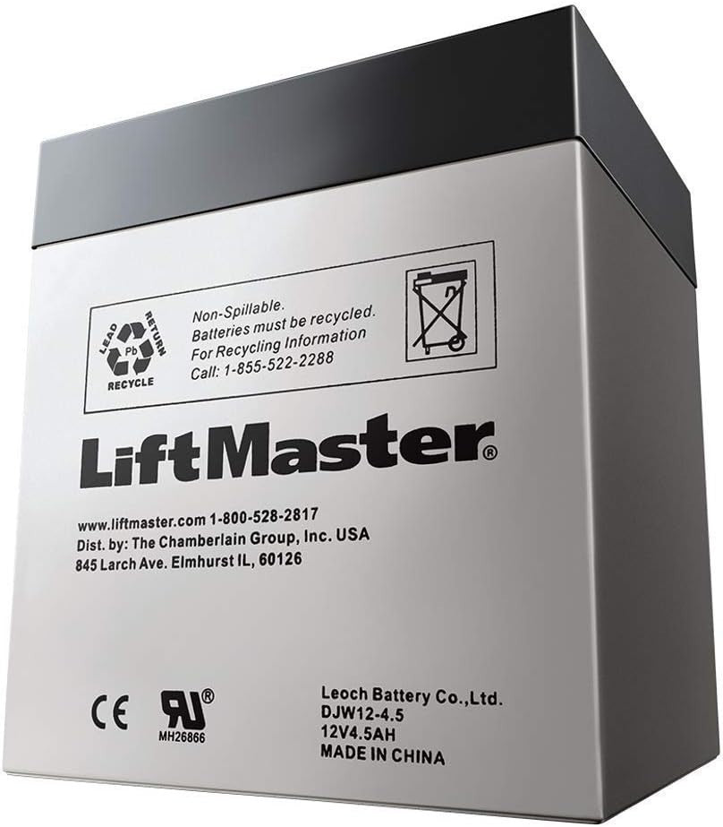 Garage Door Opener Battery Backup, OEM Replacement, 485LM Model