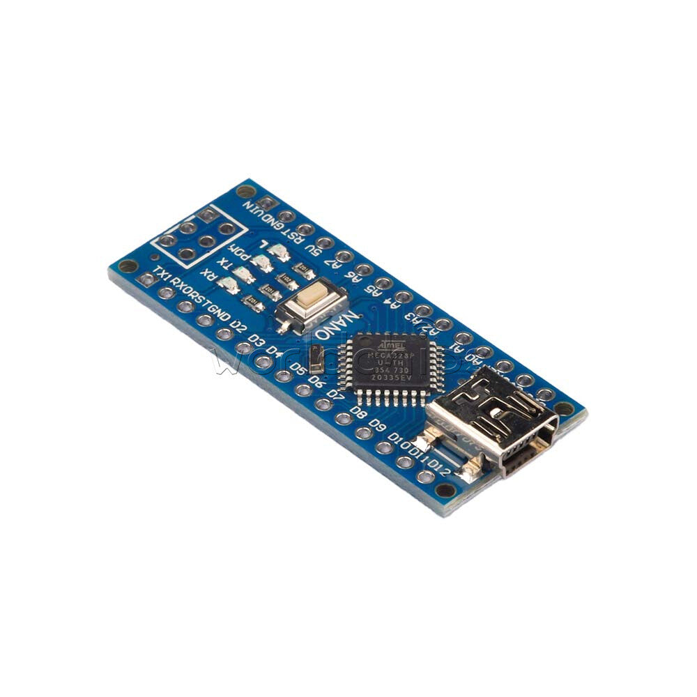 10PCS Nano V3.0 Mini USB ATmega328P-AU DC 5V 16MHz CH340G Driver For Arduino