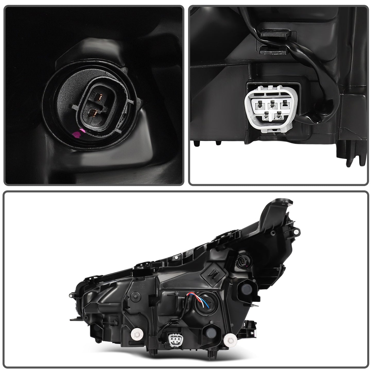 For 2021 2020 2019 2018 Lexus NX300 NX300h w/Projector Headlights Assembly Pair