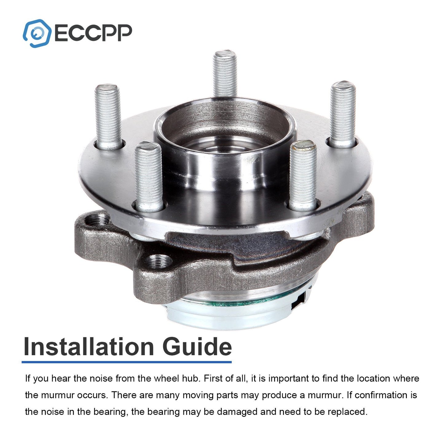 1Pc Wheel Hub Bearing Front Driver Side For Nissan Murano 3.5L 2009 2010-2014