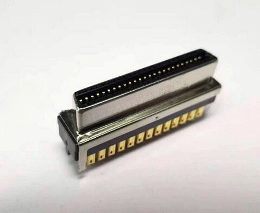 QTY:1 PCR-E50FS+ 1.27mm Pitch 50 pole Solder Type Cable Connector