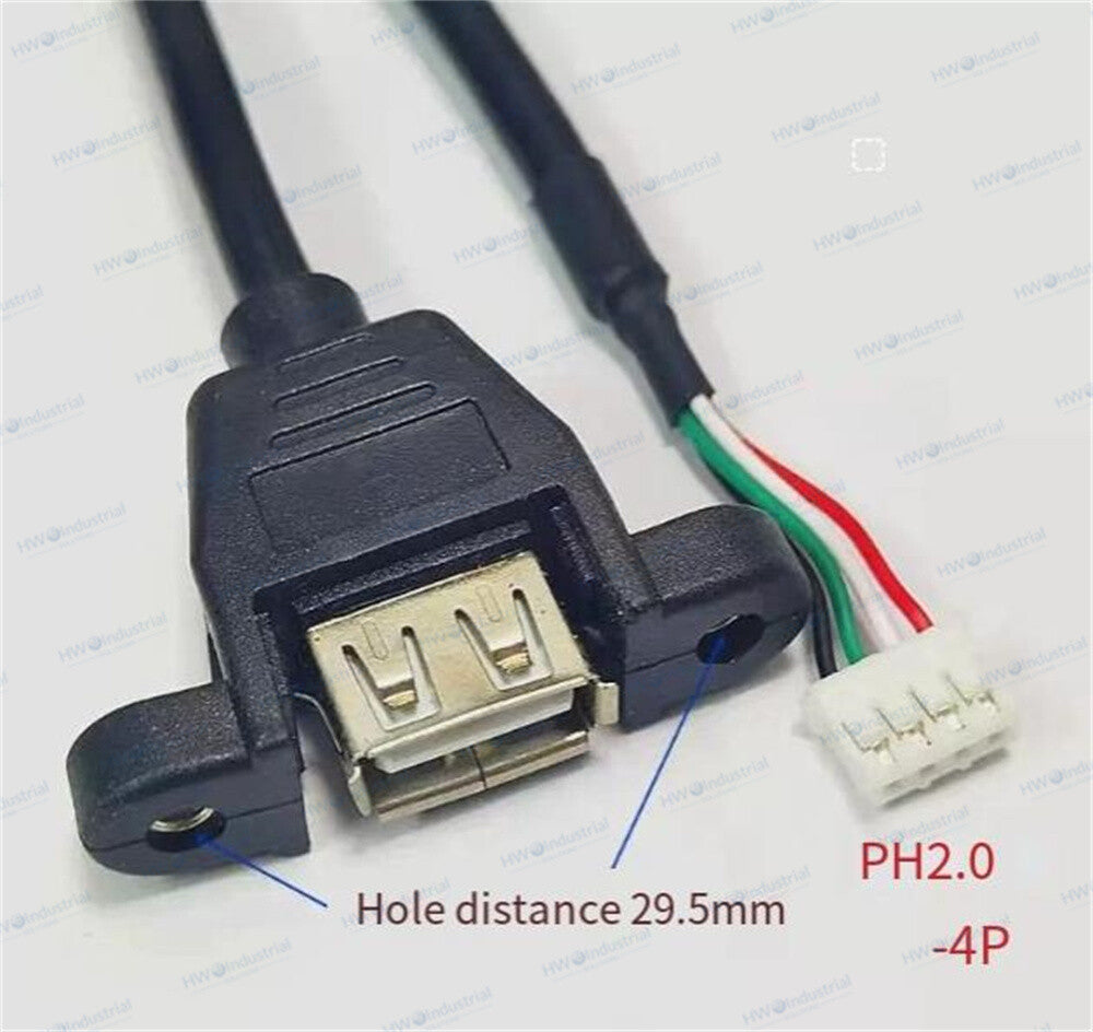 5Pcs PH2.0/4P Terminal Cable To USB Adapter Cable Extension USB Female To PH2.0