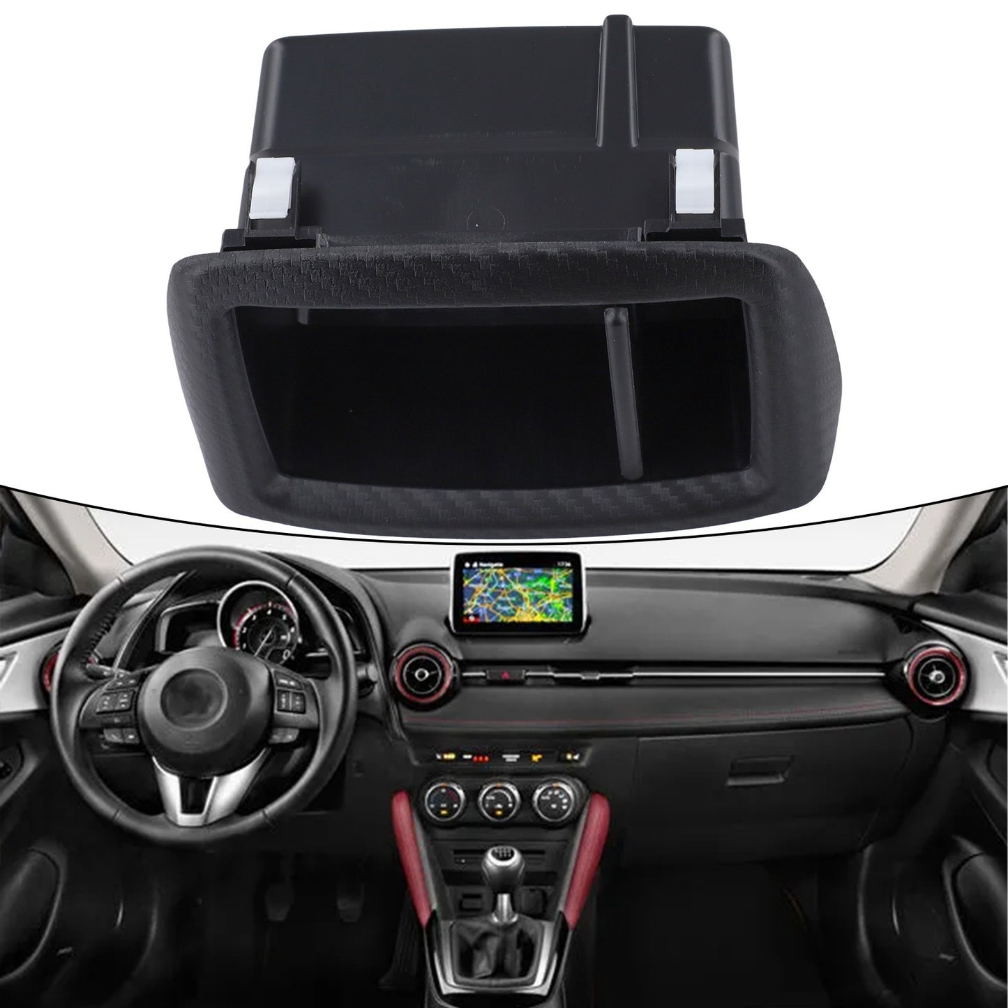 Easy Install Storage Pocket Center Console for Mazda For CX3 2016 2018