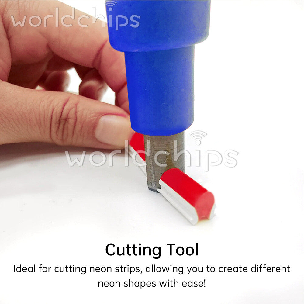 Split LED Neon Strip Cutting Tool Right Angle Arc Cutter Portable Engraving Cut