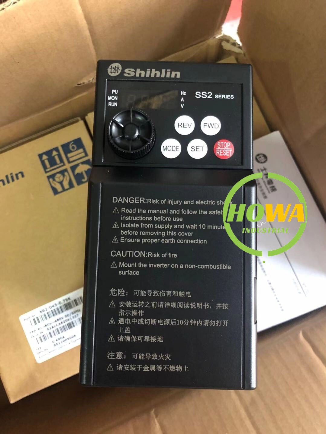 1/piece  Shihlin Frequency Converter SS2-043-0.75K 380V 0.75KW Inverter
