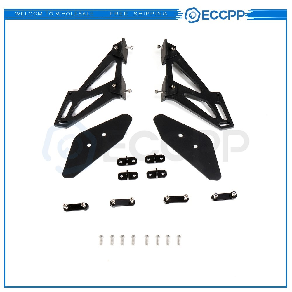 53 Inch Aluminum Alloy Wing Gt Style Spoiler Universal w/ 2 Leg Stand Mounting